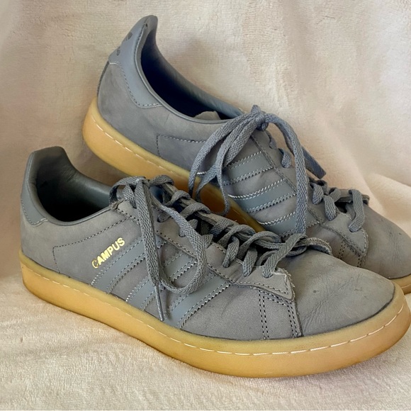 adidas Shoes Womens Grey Adidas Campus Sneakers Poshmark